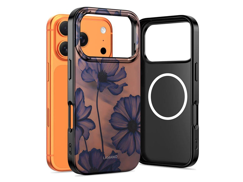 Tech-Protect Lamano MagSafe Case for iPhone 17 Pro Max - Brown and Purple