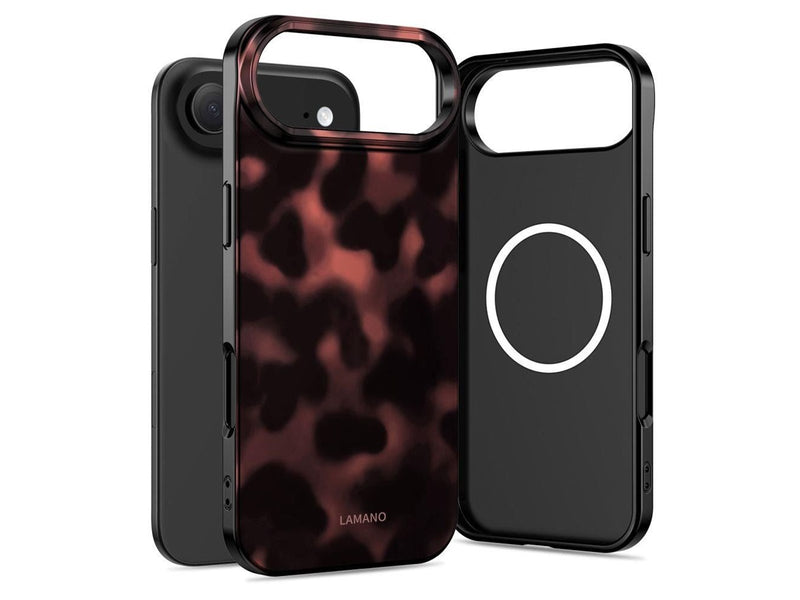 Tech-Protect Lamano MagSafe Case for iPhone Air - Black & Red