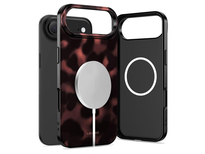 Tech-Protect Lamano MagSafe Case for iPhone Air - Black & Red