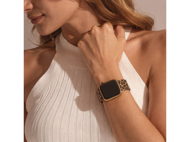 Tech-Protect  Lamano Strap for Apple Watch 40 / 41 / 42 mm - Brown and Black