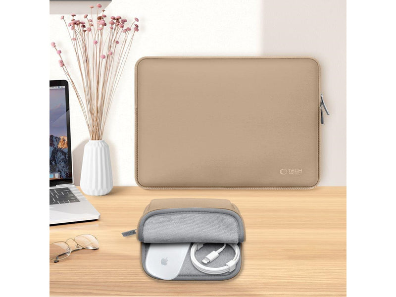 Tech-Protect Laptop Bag 13-14"  Neoslim - Beige