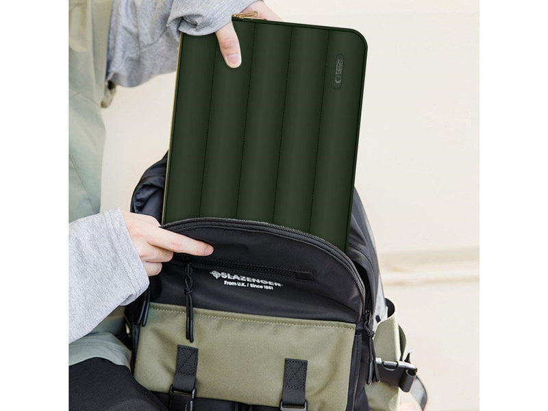 Tech-Protect Laptop Bag 15-16  Puffy - Olive