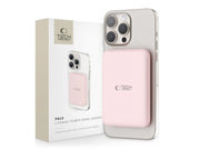 Tech-Protect LifeMag PB10 Power Bank with MagSafe 5000mAh 15W USB-C Port - Pink + USB-C Cable - 5000 mAh