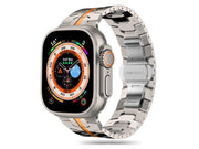 Tech-Protect Line Bracelet for Apple Watch 4 / 5 / 6 / 7 / 8 / 9 / SE / Ultra 1 / 2 (42 / 44 / 45 / 49 mm) - Titanium Orange
