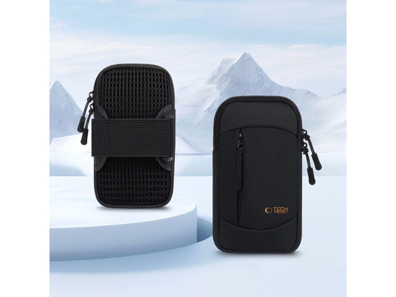 Tech-Protect  M6 Universal Sport Shoulder Strap - Black/Orange