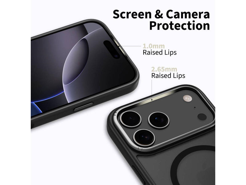 Tech-Protect MagEdge MagSafe Case for iPhone 17 Pro Max - Matte Black
