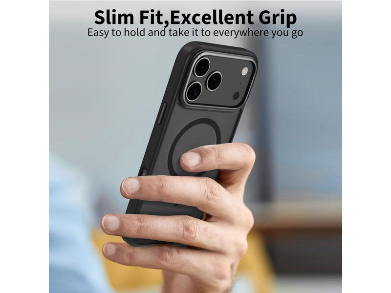 Tech-Protect MagEdge MagSafe Case for iPhone 17 Pro Max - Matte Black