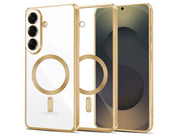 Tech-Protect  MagFlex Case for Samsung Galaxy S26+ - Clear Gold