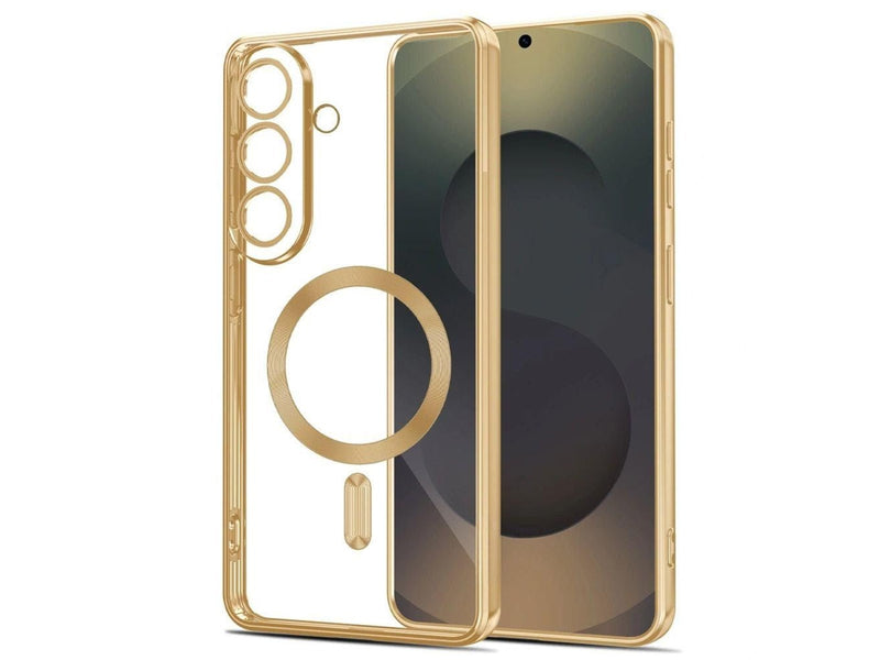 Tech-Protect  MagFlex Case for Samsung Galaxy S26+ - Clear Gold