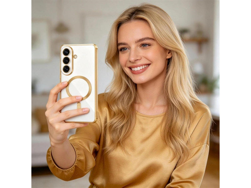 Tech-Protect  MagFlex Case for Samsung Galaxy S26+ - Clear Gold