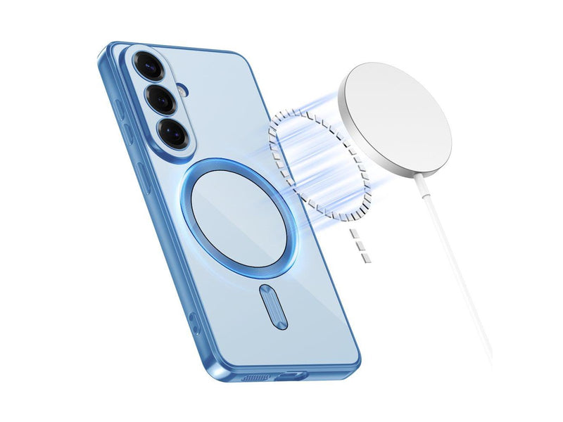 Tech-Protect MagFlex MagSafe Case for Samsung Galaxy S26 - Clear Blue
