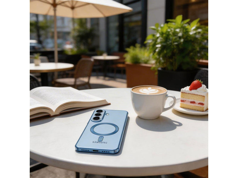 Tech-Protect MagFlex MagSafe Case for Samsung Galaxy S26 - Clear Blue