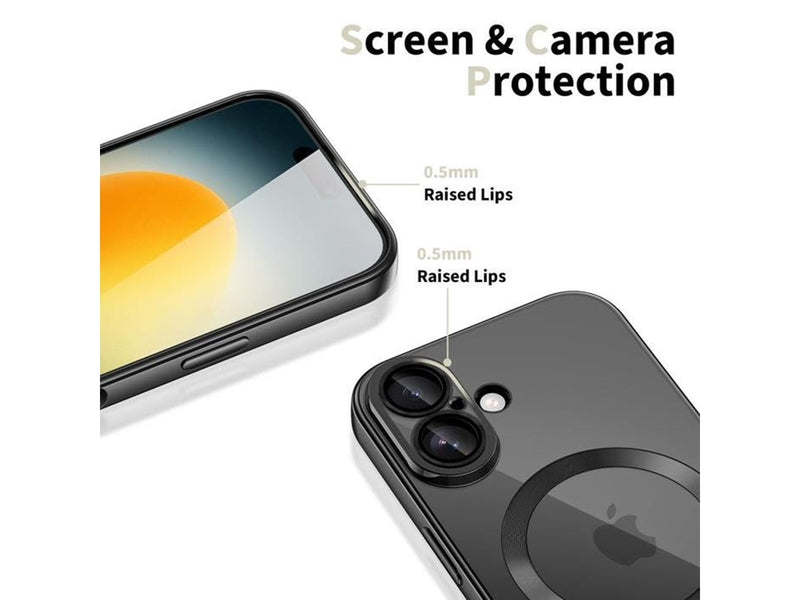 Tech-Protect MagFlex MagSafe Case for iPhone 17 - Clear Black