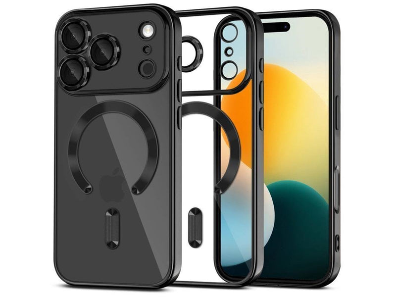 Tech-Protect MagFlex MagSafe Case for iPhone 17 Pro Max - Clear Black