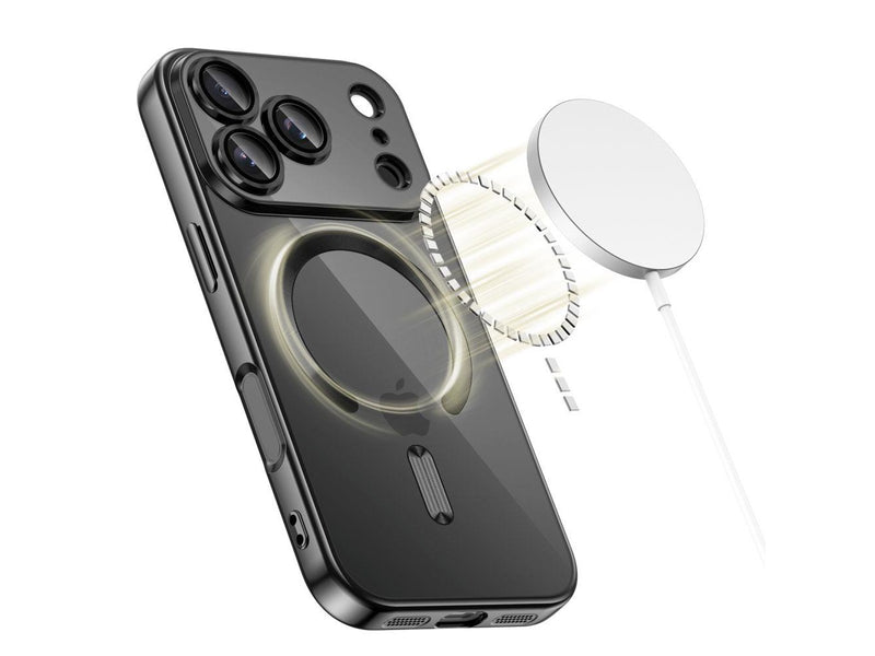 Tech-Protect MagFlex MagSafe Case for iPhone 17 Pro Max - Clear Black