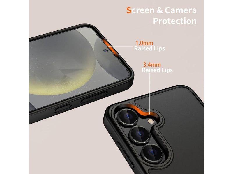 Tech-Protect MagMat Case for Samsung Galaxy S25 FE - matt black