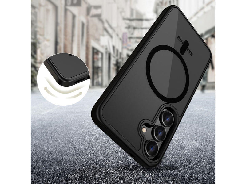 Tech-Protect MagMat MagSafe Case for Samsung Galaxy S25 - Black