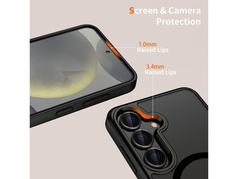 Tech-Protect MagMat MagSafe Case for Samsung Galaxy S25 FE - matt black