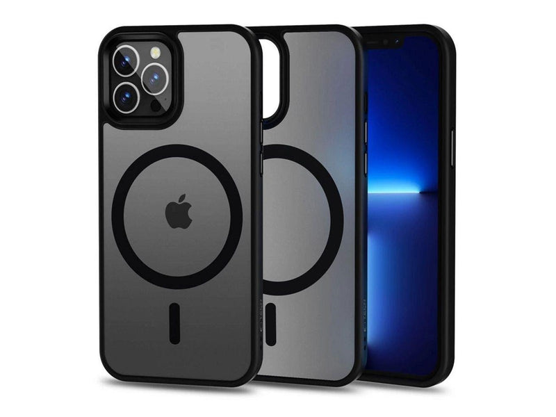 Tech-Protect MagMat MagSafe Case for iPhone 12 / 12 Pro - Matte Black