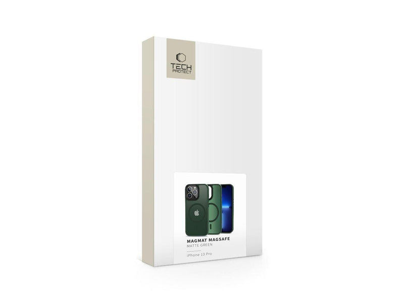 Tech-Protect MagMat MagSafe Case for iPhone 13 Pro - Matte Green