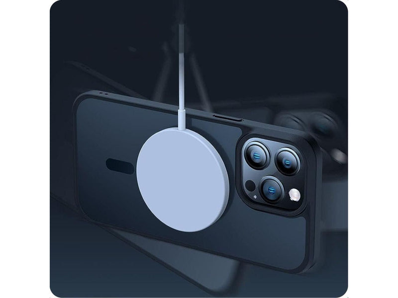Tech-Protect MagMat MagSafe Case for iPhone 15 - Clear Black
