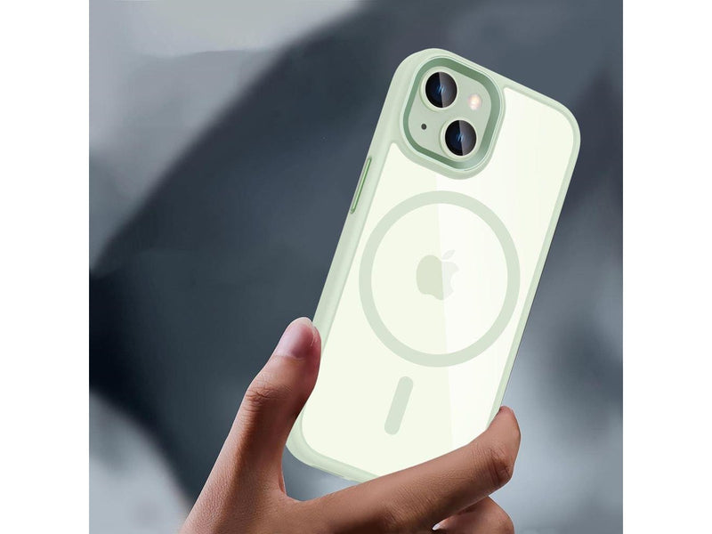 Tech-Protect  MagMat MagSafe Case for iPhone 15 - Clear Green