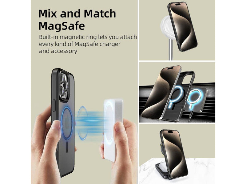Tech-Protect MagMat MagSafe Case for iPhone 16 Pro Max - Black