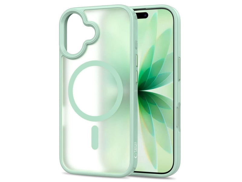 Tech-Protect MagMat MagSafe Case for iPhone 17 - Clear Green