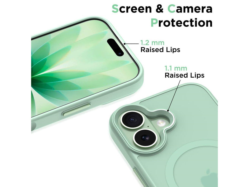 Tech-Protect MagMat MagSafe Case for iPhone 17 - Clear Green