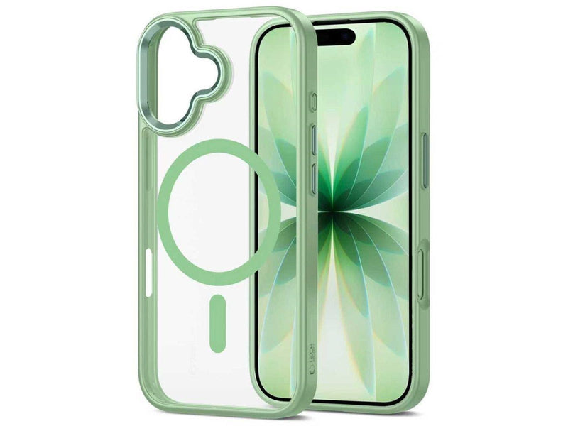 Tech-Protect  MagMat MagSafe Case for iPhone 17 - Clear Green