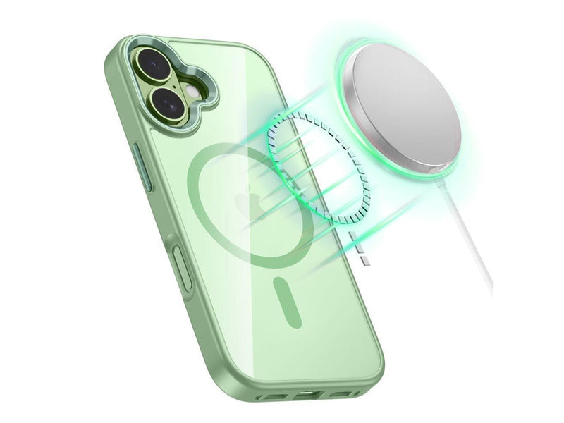 Tech-Protect  MagMat MagSafe Case for iPhone 17 - Clear Green