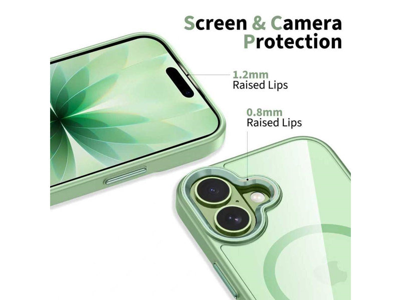 Tech-Protect  MagMat MagSafe Case for iPhone 17 - Clear Green