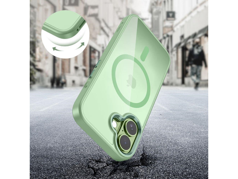 Tech-Protect  MagMat MagSafe Case for iPhone 17 - Clear Green
