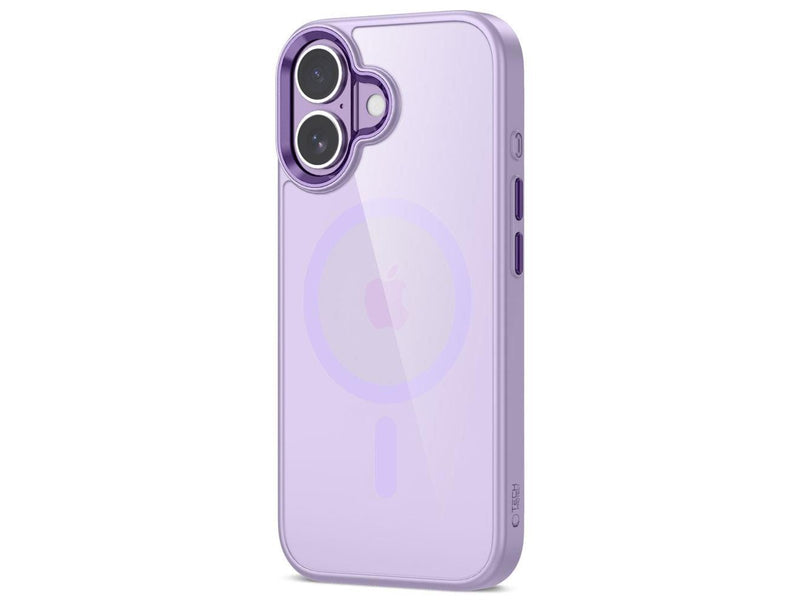 Tech-Protect MagMat MagSafe Case for iPhone 17 - Clear Purple