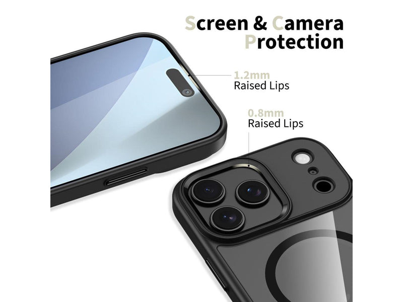 Tech-Protect MagMat MagSafe Case for iPhone 17 Pro - Clear Black