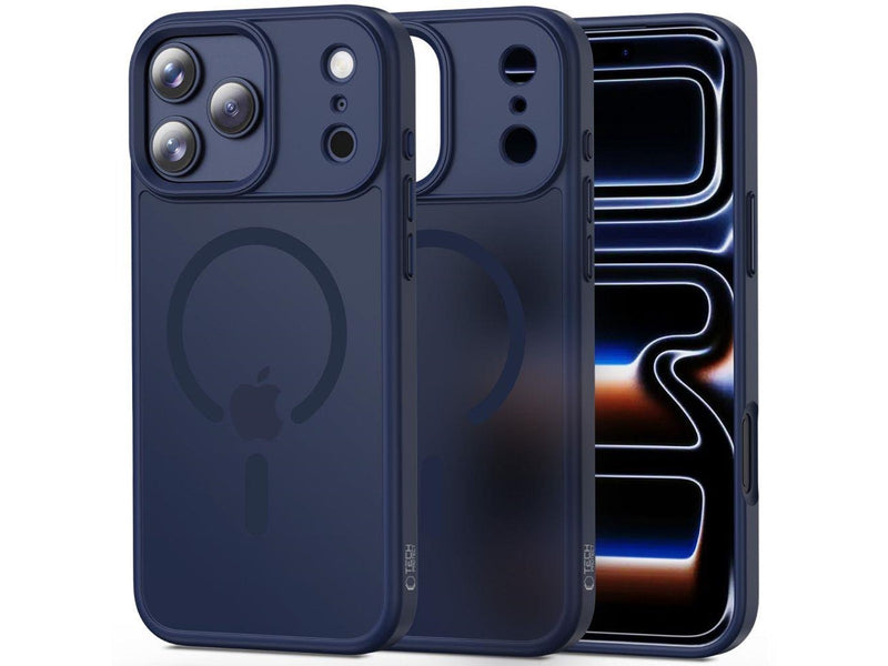 Tech-Protect MagMat MagSafe Case for iPhone 17 Pro Max - Navy Blue
