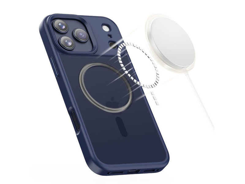 Tech-Protect MagMat MagSafe Case for iPhone 17 Pro Max - Navy Blue