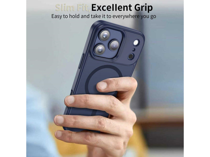Tech-Protect MagMat MagSafe Case for iPhone 17 Pro Max - Navy Blue