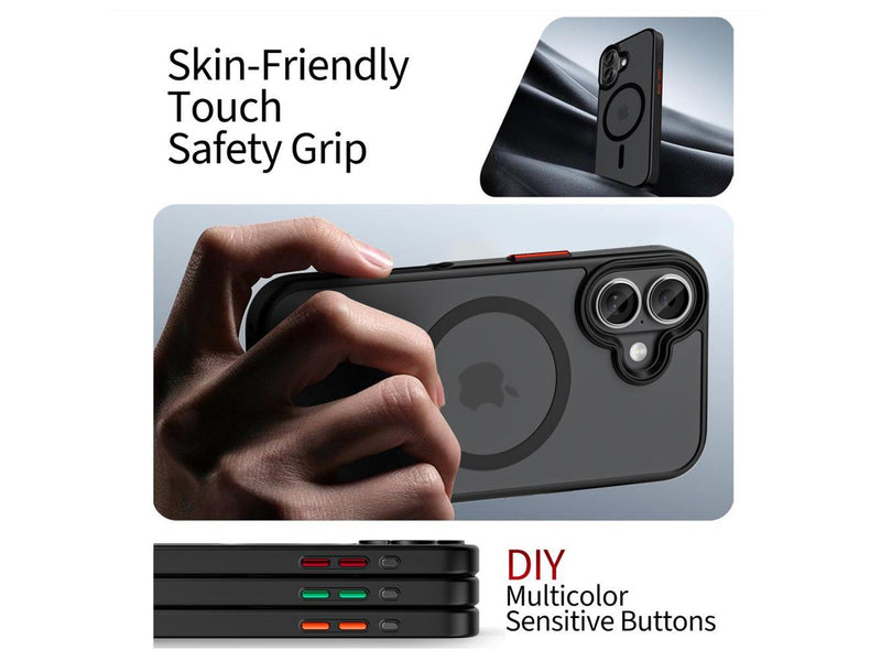 Tech-Protect MagMat XT 4-set MagSafe Case for iPhone 17 - matt black