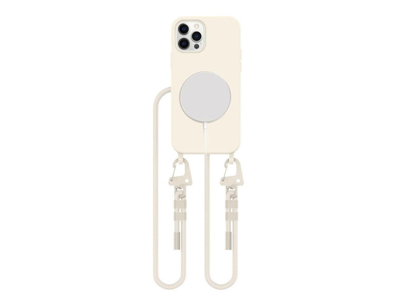 Tech-Protect MagNecklace MagSafe Case for iPhone 12 / 12 Pro - Beige
