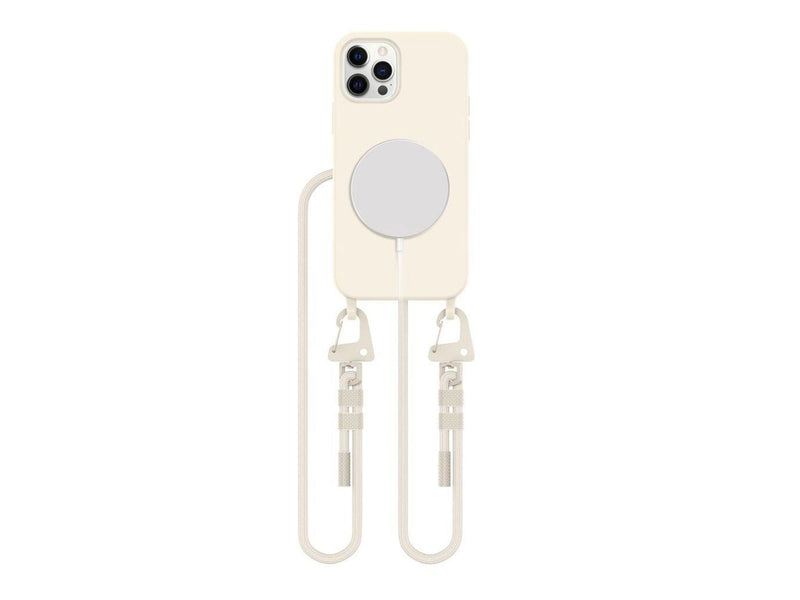 Tech-Protect MagNecklace MagSafe Case for iPhone 12 / 12 Pro - Beige