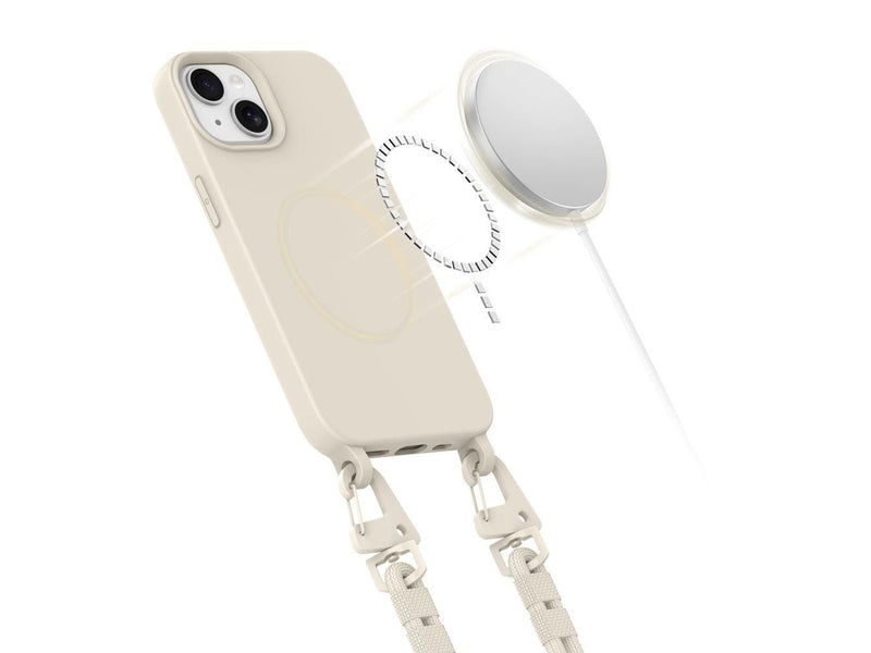 Tech-Protect MagNecklace MagSafe Case for iPhone 14 - Beige