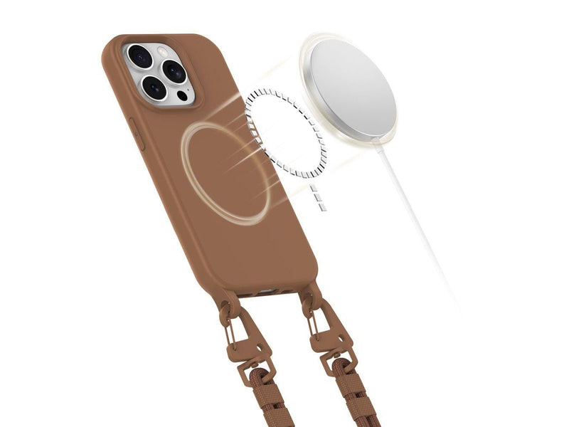 Tech-Protect MagNecklace MagSafe Case for iPhone 14 Pro - Brown