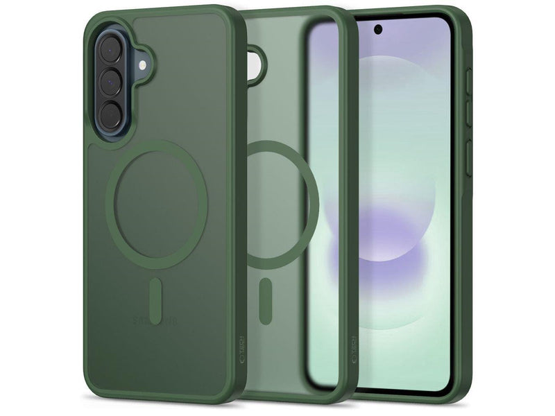 Tech-Protect Magmat MagSafe Case for Samsung Galaxy A36 / A56 / A37 5G - Matte Green