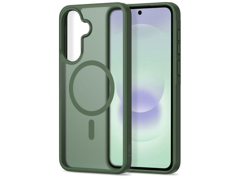 Tech-Protect Magmat MagSafe Case for Samsung Galaxy A36 / A56 / A37 5G - Matte Green