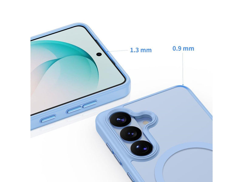 Tech-Protect Magmat MagSafe Case for Samsung Galaxy S26 - Blue Matte