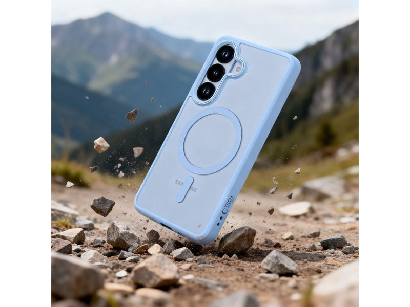 Tech-Protect Magmat MagSafe Case for Samsung Galaxy S26 - Blue Matte