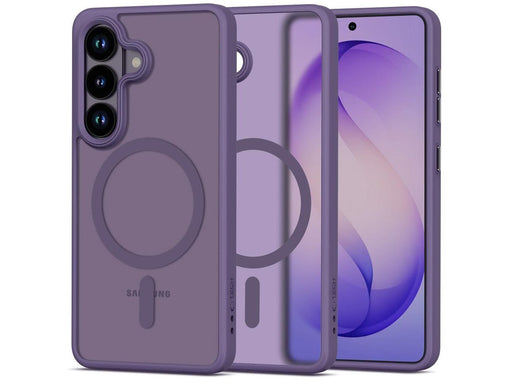 Tech-Protect Magmat MagSafe Case for Samsung Galaxy S26 - Purple Matte