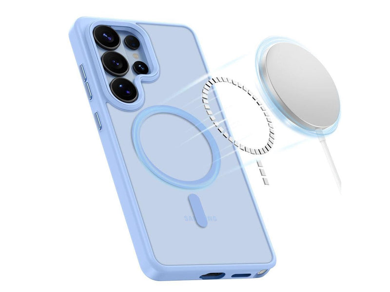 Tech-Protect  Magmat MagSafe Case for Samsung Galaxy S26 Ultra - Matte Blue