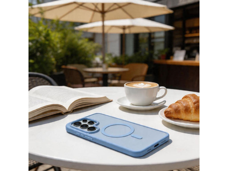 Tech-Protect  Magmat MagSafe Case for Samsung Galaxy S26 Ultra - Matte Blue